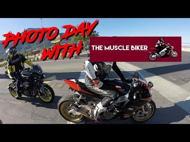 | Muscle Biker Group Photoshoot | SURPRISE WILDLIFE! |