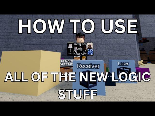 HOW TO USE ALL OF THE NEW LOGIC STUFF | Refinery Caves 2