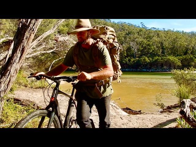 SOLO REMOTE BIKE AND HIKE.. Catch And Cook Camping..