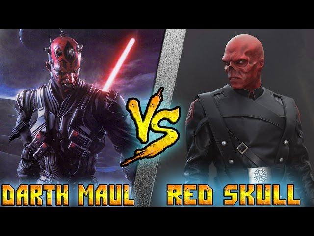 Дарт Мол (Звездные воины) vs Красный череп (Marvel) DARTH MAUL vs RED SKULL - Кто кого? [bezdarno]