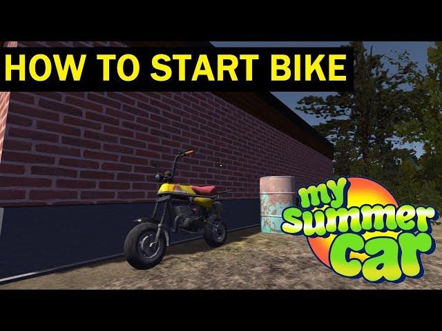 My Summer Car HOW TO START BIKE