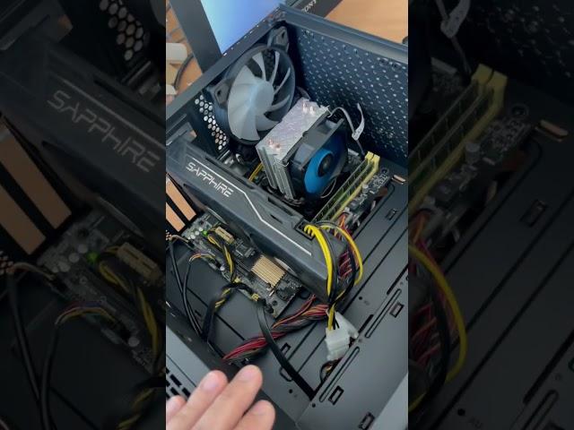 Сборка ПК - тестируем RX 470 без видеовыхода?