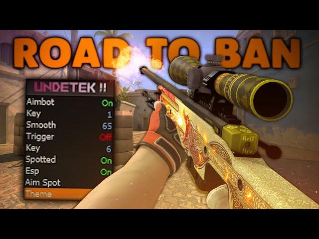 ROAD TO BAN with FREE CHEATS | CS2 Legit Cheating ft. Undetek.com