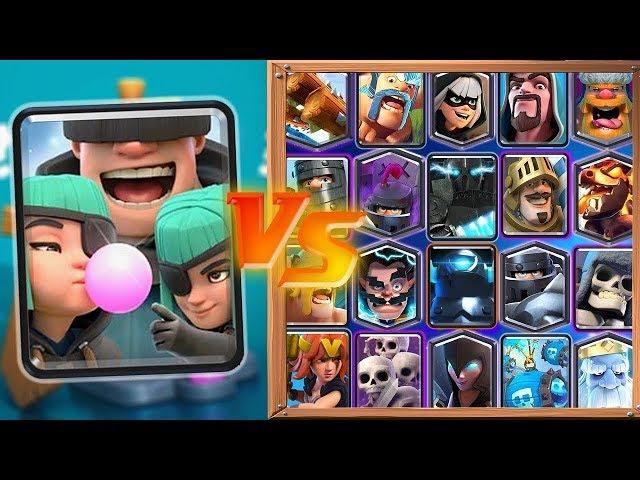 РАЗБОЙНИКИ ПРОТИВ ВСЕХ КАРТ!!! СУПЕР ИСПЫТАНИЕ КЛЕШ РОЯЛЬ ГЕЙМЛЕЙ l Clash Royale