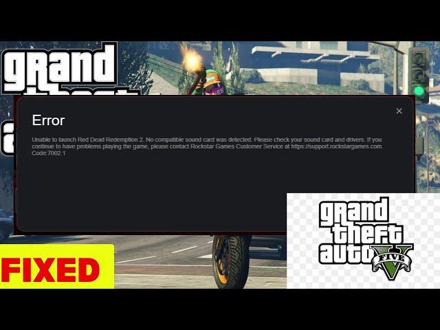 How To Fix Rockstar Game Launcher Error Code 7002 .1 In Windows || GTA-5