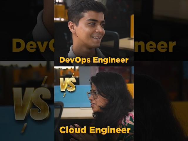 DevOps Engineer vs Cloud Engineer   #shorts #simplilearn