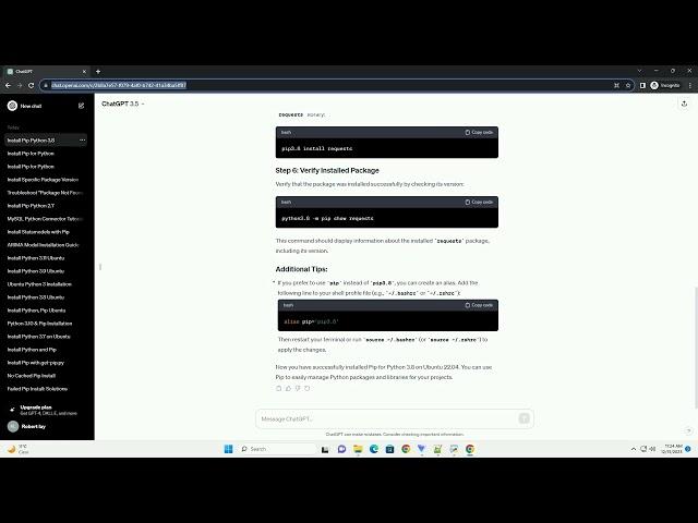 install pip for python 3 8 ubuntu 22 04