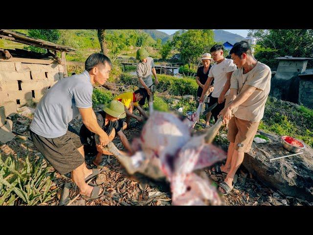 Cooking Traditional Dishes from Buffalo and Pig - Thai Ethnic Wedding in Northwest Vietnam | SAPA TV