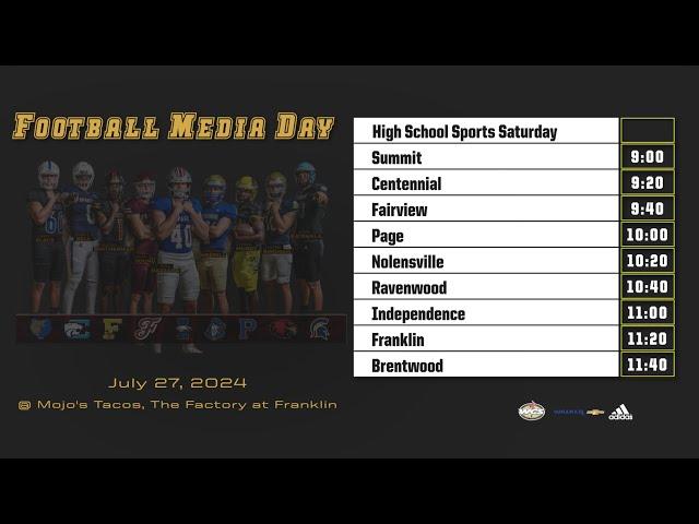 2024 WCS Football Media Day