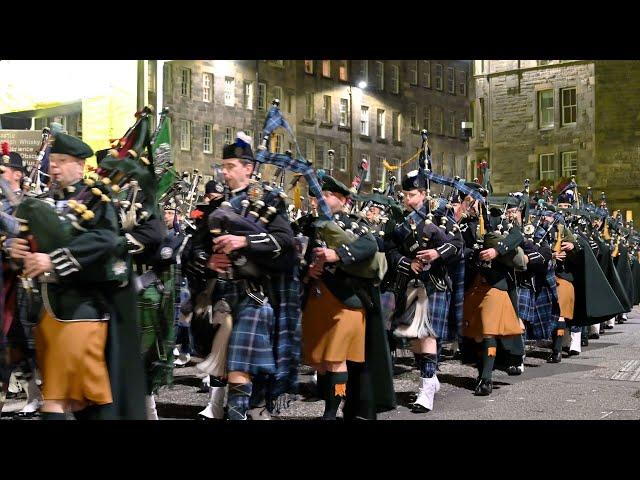 Massed Pipes and Drums and Military Bands              #scotlandthebrave #militaryband