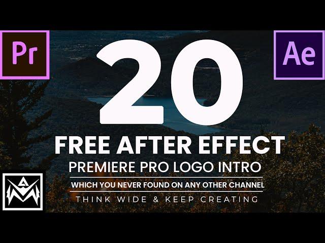 Best 20 New Logo Intro After Effects Templates | Free Download