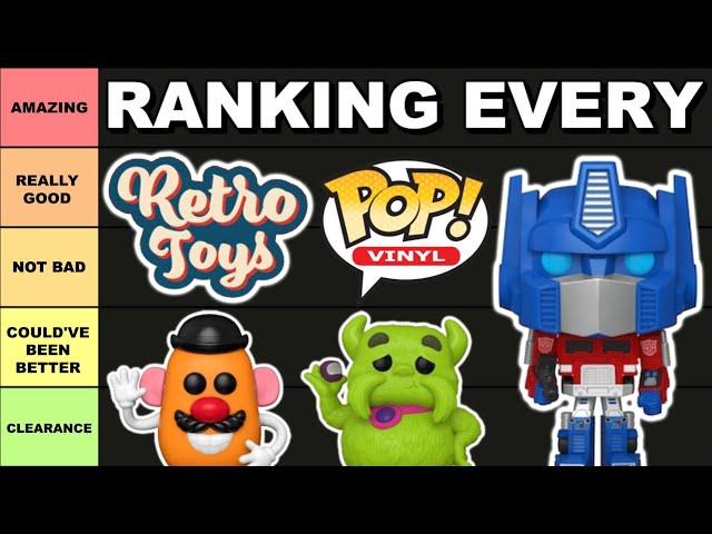 Ranking EVERY Retro Toys Funko Pop | Tiermaker