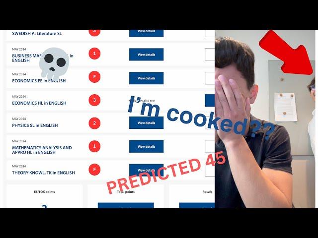 IB RESULTS REACTION 2024 | *I'M COOKED*