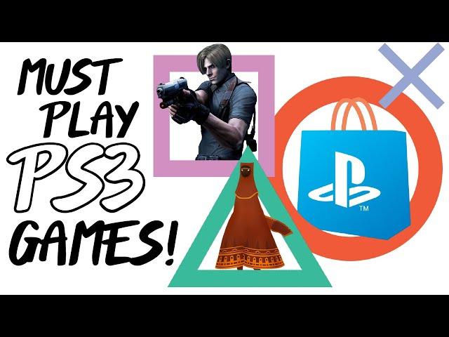 70+ MUST PLAY PlayStation 3 Store PSN Games