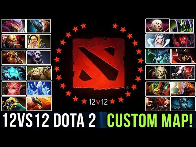 hOlyhexOr Playing 12v12 Custom Map Dota 2 vs TOP Rank Immortal Players - Dota 2