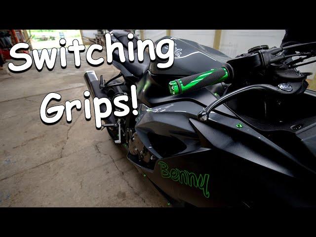 Motorcycle Grip Replacement | Ninja ZX6R