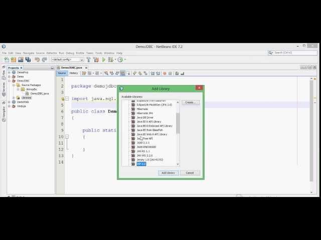 Java Database Connectivity (JDBC) Practical Tutorial (Lecture) on Netbeans