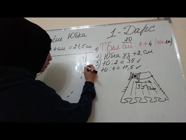 1-DARS  YARIM QUYOSH YUBKA ANDOZASINI CHIZISH TARTIBI