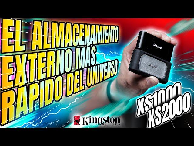 ESTO es INCREIBLE  El almacenamiento externo MAS RAPIDO del mundo!  Review kingston XS2000/XS1000.