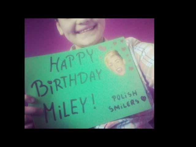 Polish Smilers for Miley - 21st BDay!