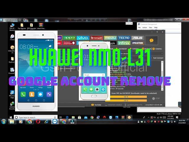Huawei NMO-L31 Frp Lock Remove Done