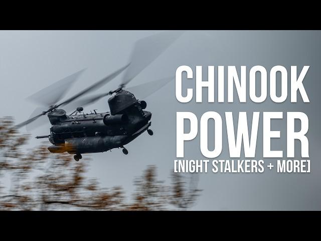 Chinooks in 4K | Night Stalkers MH-47 & CH-47D Firefighting