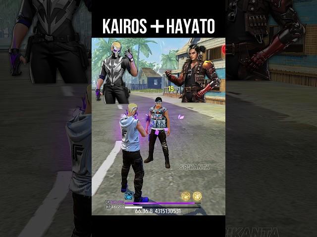 Kairos + Hayato  Best Skill Combination | Kairos Character Ability #srikantaff