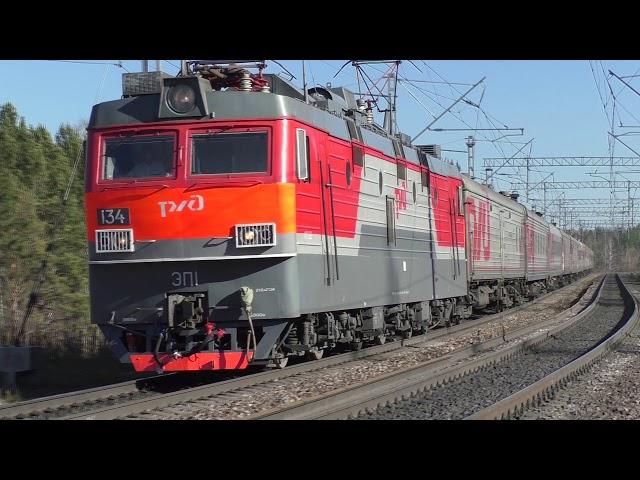 TRAINS OF RUSSIA IN SUNNY DAYS ON THE TRANS-SIBERIAN RAILWAY