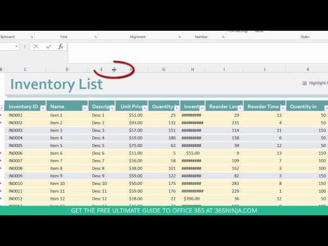 How to AutoFit Cell Width and Height to Cell Data in Excel