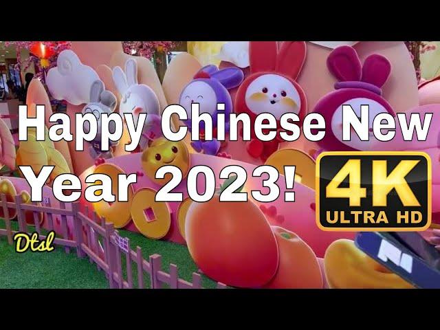 Happy Chinese New Year 2023! The Queensbay Mall celebrates with incredible decorations!