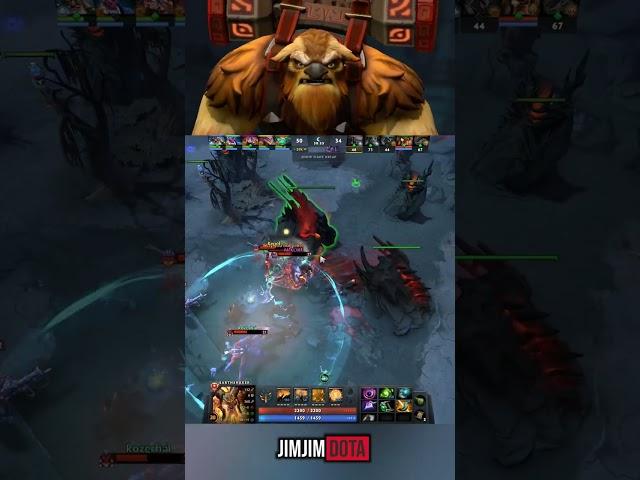 Earth Shaker 1v5 Solo Defend #dota2 #shorts #earthshaker #rampage