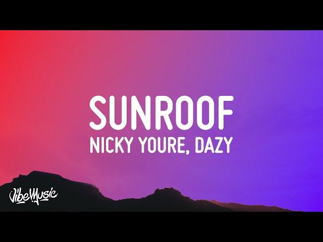 Nicky Youre, dazy - Sunroof (Lyrics)