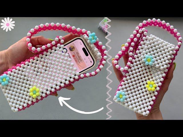 How to make a beaded phone pouch