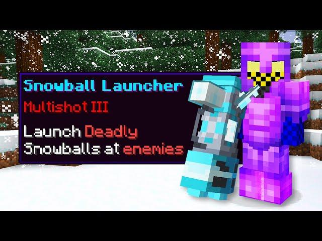 The Snowball Launcher is OP in Minecraft Hunger Games!