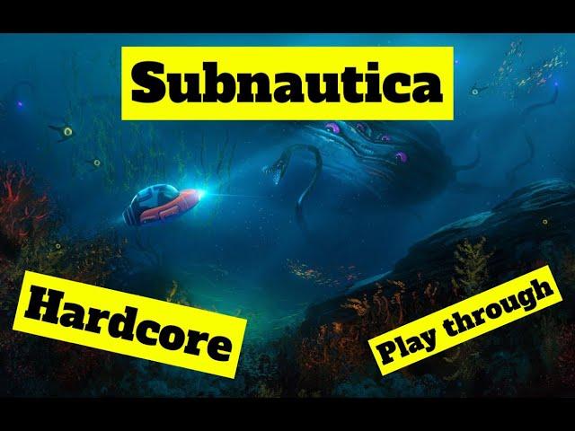 Subnautica Hardcore (Beginning) Part One PS4/PS5