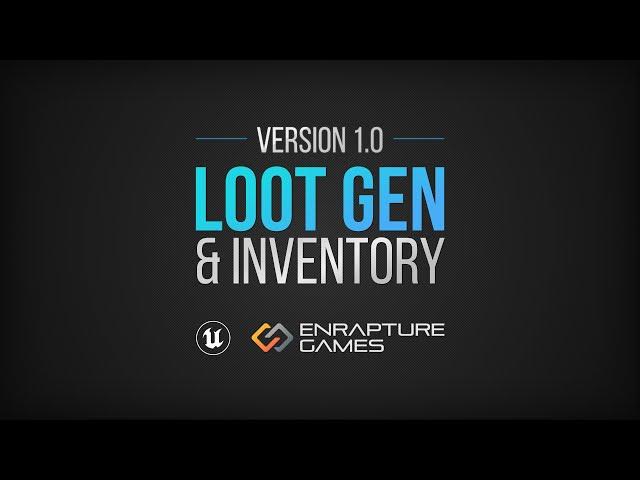 Loot Gen & Inventory - Unreal Engine 5 Item Generation and Inventory System