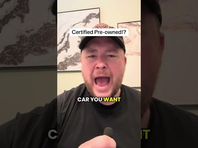 Should I buy a certified pre owned vehicle