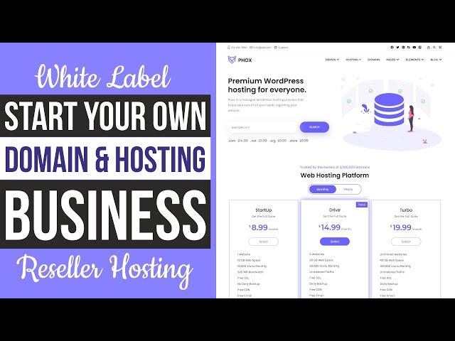 How to Start Domain & Hosting Website & Business in WordPress & WHMCS - White Label Reseller Hosting