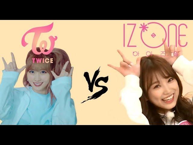 TWICE Momo vs IZ*ONE Nako, Nico Nico Nii Friendly Battle