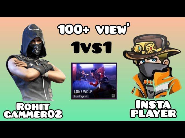 1vs1 lone wolf in (insta player vs rohit gammer02)#rohitgammer02 #trending#freefireclips#viralvideo