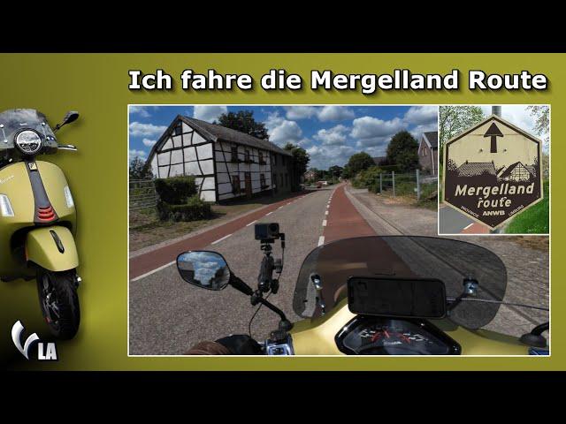 Ich fahre die Mergelland Route mit der Vespa. Eine echte Empfehlung - das hätte ich nie gedacht.