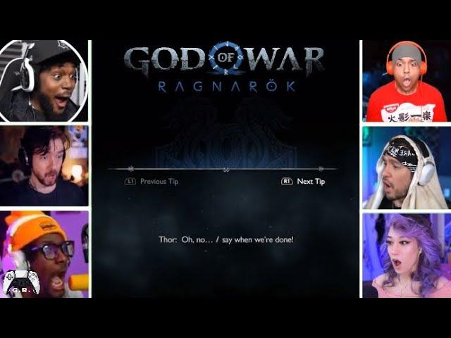 Gamers React to the Fake Game Over Screen (PART 1) | God of War: Ragnarök