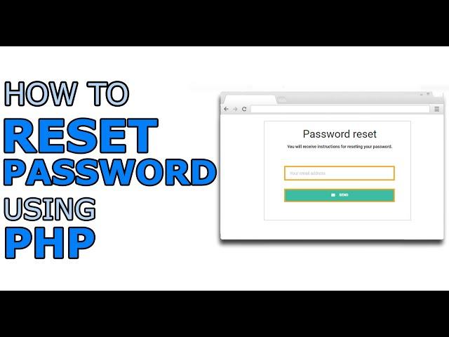 PHP PROJECT: How To Forgot and Change / Reset Password using PHP MySQL with Email Verification