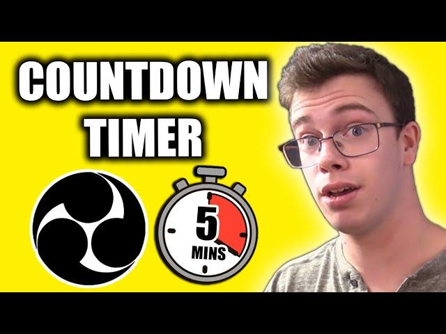 OBS Studio - How to Add Countdown Timer for Twitch or YouTube Gaming