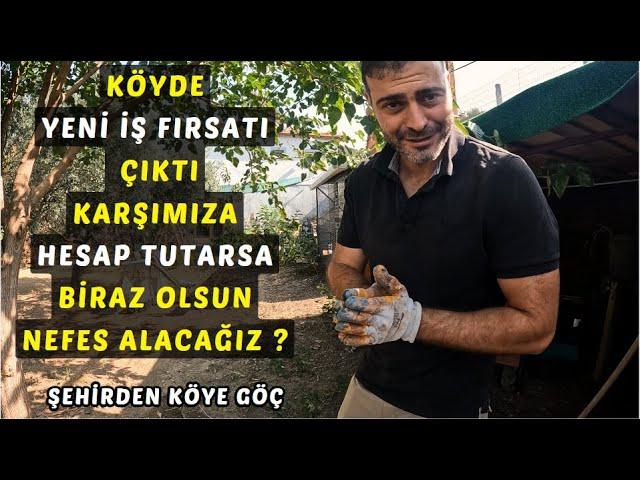 KÖYDE YENİ İŞ FIRSATI ÇIKTI KARŞIMIZA HESAP TUTARSA BİRAZ OLSUN NEFES ALACAĞIZ ?