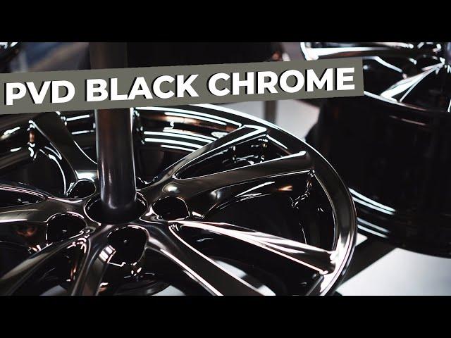 PVD Black Chrome Professional Wheel Restoration! Step by Step Walkthrough