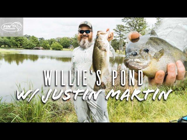 Martin catches "THE WILLIE SLAM"  // FISHING THE BOSSES POND