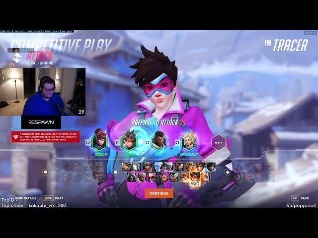 Jay3 disconnects while talking about disconnecting  - Overwatch 2