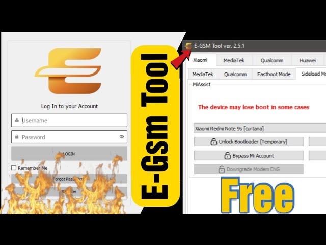 E-Gsm Tool Free Loader | Mtk | Qualcomm | Huawei