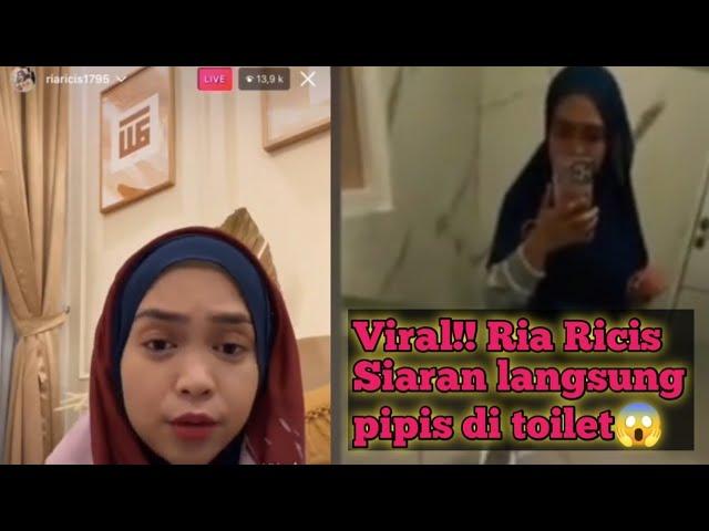 ria ricis, viral siaran langsung pipis di toilet, di hujat para netizen AMBON CHANEL